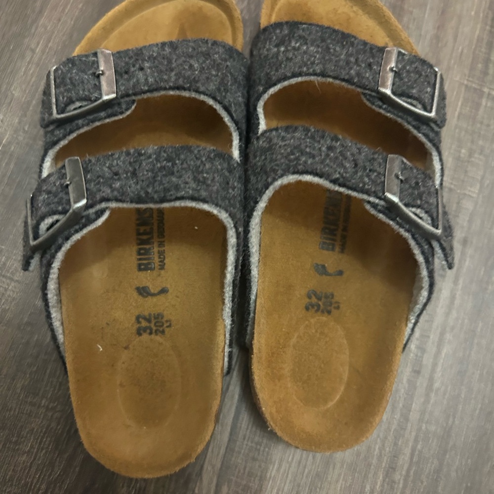 Birkenstock Kids blue gray Sandals size 1